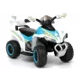 LEAN CARS Elektryczny Quad Policyjny GTS1188-A Biały LED Muzyka Schowek