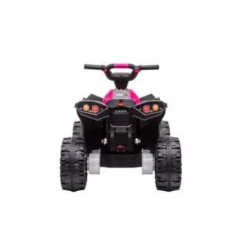 LEAN CARS Quad elektryczny dla dzieci HL568 Różowy – 12V 2x30W ATV z muzyką, światłami LED, nośność 30 kg