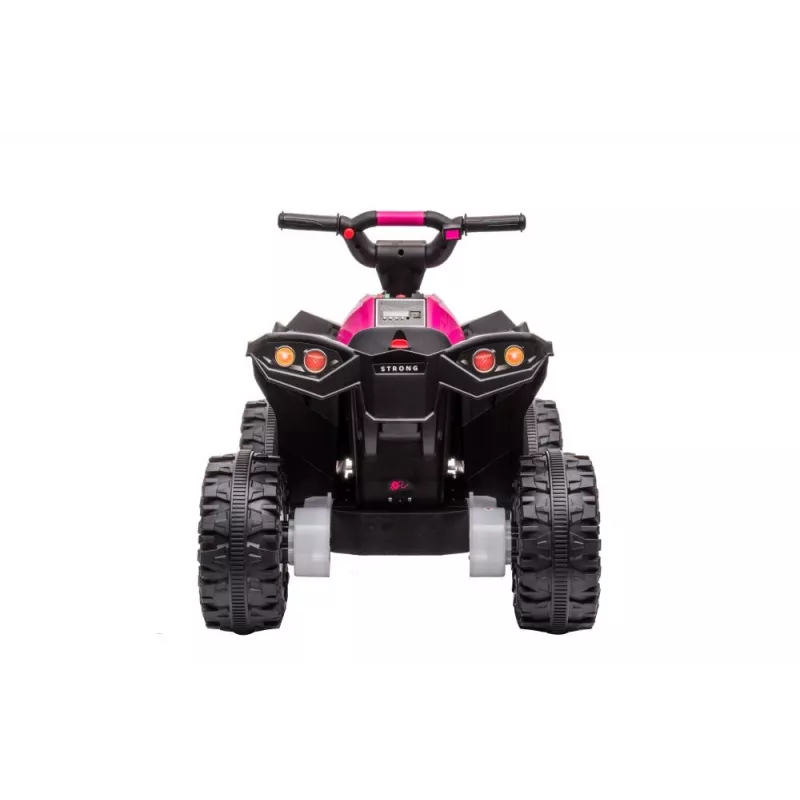 LEAN CARS Quad elektryczny dla dzieci HL568 Różowy – 12V 2x30W ATV z muzyką, światłami LED, nośność 30 kg