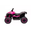 LEAN CARS Quad elektryczny dla dzieci HL568 Różowy – 12V 2x30W ATV z muzyką, światłami LED, nośność 30 kg
