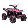 LEAN CARS Quad elektryczny dla dzieci HL568 Różowy – 12V 2x30W ATV z muzyką, światłami LED, nośność 30 kg