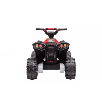LEAN CARS Elektryczny quad do jazdy HL568 Czerwony 6V Zasilany baterią ATV dla dzieci z diodami LED i muzyką
