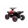 LEAN CARS Elektryczny quad do jazdy HL568 Czerwony 6V Zasilany baterią ATV dla dzieci z diodami LED i muzyką