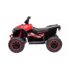 LEAN CARS Elektryczny quad do jazdy HL568 Czerwony 6V Zasilany baterią ATV dla dzieci z diodami LED i muzyką