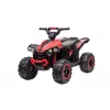 LEAN CARS Elektryczny quad do jazdy HL568 Czerwony 6V Zasilany baterią ATV dla dzieci z diodami LED i muzyką