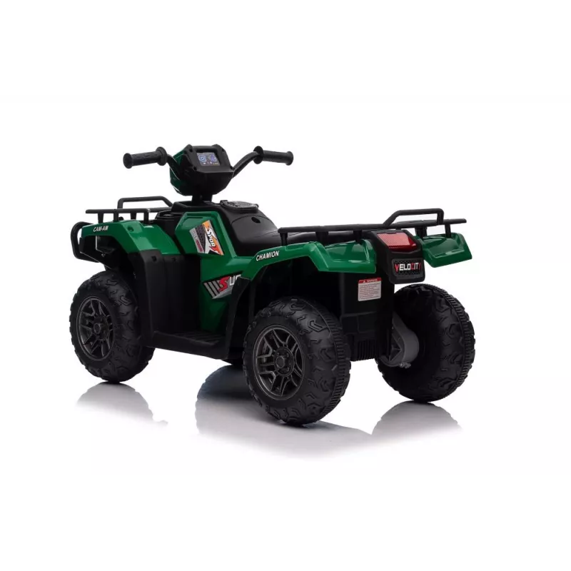 LEAN CARS Quad elektryczny dla dzieci JC915 Zielony – 12V, 2x35W, Quad dla dzieci