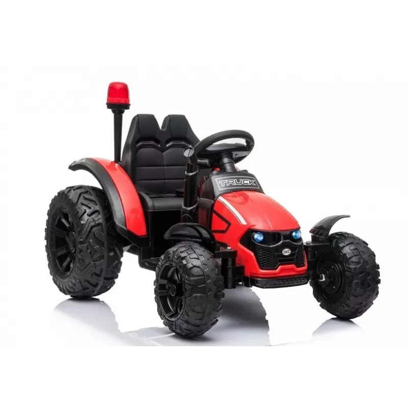 LEAN CARS Elektryczny traktor jezdny HZB-200 z przyczepą Czerwony
