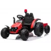 LEAN CARS Elektryczny traktor jezdny HZB-200 z przyczepą Czerwony