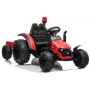 LEAN CARS Elektryczny traktor jezdny HZB-200 z przyczepą Czerwony
