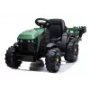 LEAN CARS Elektryczny Traktor na Akumulator z Przyczepą BDM0925 Military Green