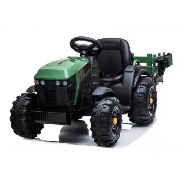 LEAN CARS Elektryczny Traktor na Akumulator z Przyczepą BDM0925 Military Green