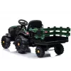 LEAN CARS Elektryczny Traktor na Akumulator z Przyczepą BDM0925 Military Green