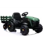 LEAN CARS Elektryczny Traktor na Akumulator z Przyczepą BDM0925 Military Green