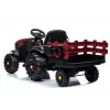 LEAN CARS Elektryczny traktor z przyczepą BDM0925 Czerwony