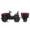 LEAN CARS Elektryczny traktor z przyczepą BDM0925 Czerwony