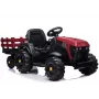 LEAN CARS Elektryczny traktor z przyczepą BDM0925 Czerwony