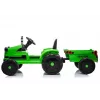 LEAN CARS Elektryczny traktor na pedały z przyczepą CH9959 Zielony