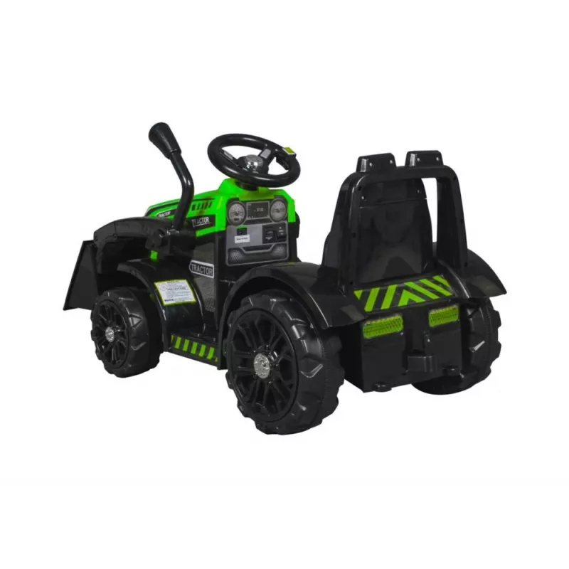 LEAN CARS Elektryczny Traktor ZP1001B Zielony z Łyżką i Klaksonem 15140