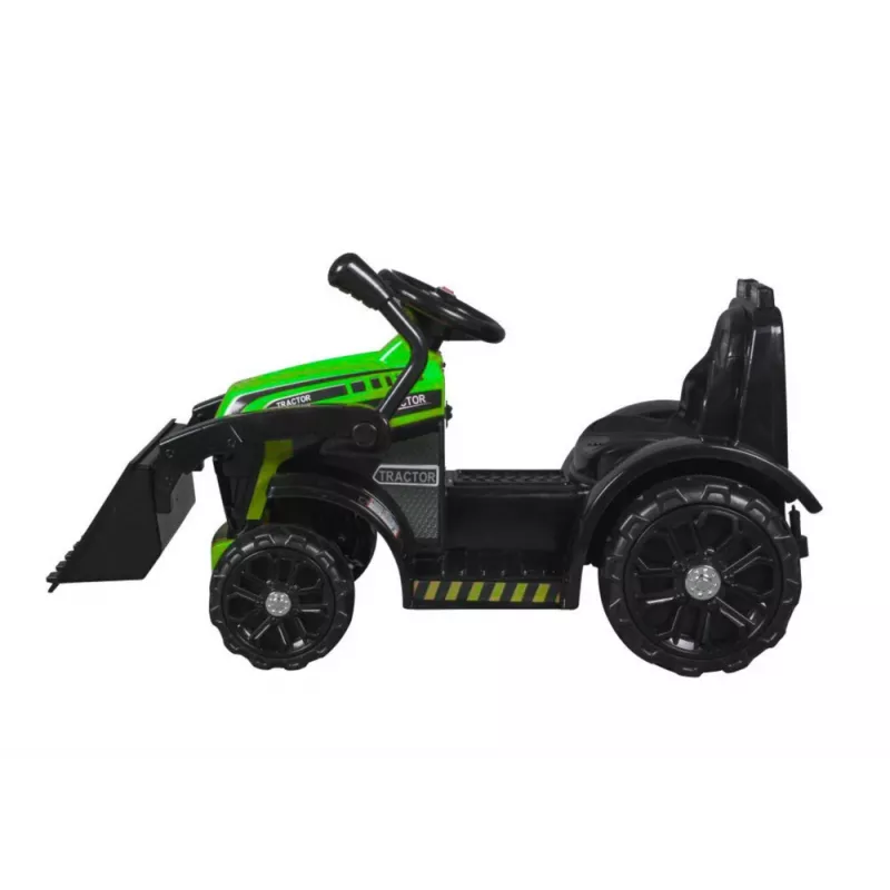 LEAN CARS Elektryczny Traktor ZP1001B Zielony z Łyżką i Klaksonem 15140