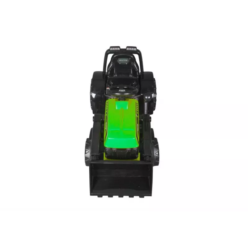 LEAN CARS Elektryczny Traktor ZP1001B Zielony z Łyżką i Klaksonem 15140