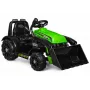 LEAN CARS Elektryczny Traktor ZP1001B Zielony z Łyżką i Klaksonem 15140