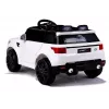 LEAN CARS HL1638 Samochodzik elektryczny dla dzieci - Biały, zasilany 12V, pilot rodzica, MP3, światła LED, koła EVA