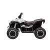 LEAN CARS HL568 Biały dziecięcy quad elektryczny na baterię – 12V 2x35W, koła EVA, światła LED, MP3/USB/AUX (Model 13558)