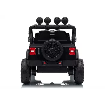 LEAN CARS Jeep Rubicon DK-JWR558 24V Samochodzik elektryczny dla dzieci, czarny