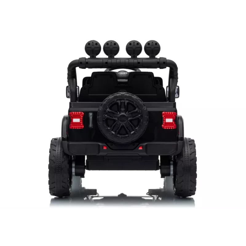 LEAN CARS Jeep Rubicon DK-JWR558 24V Samochodzik elektryczny dla dzieci, czarny