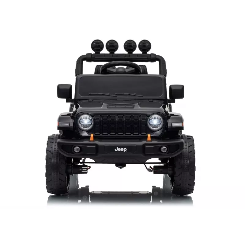 LEAN CARS Jeep Rubicon DK-JWR558 24V Samochodzik elektryczny dla dzieci, czarny