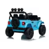 LEAN CARS Jeep Rubicon DK-JWR558 24V Jasnoniebieski pojazd akumulatorowy do jazdy z pilotem zdalnego sterowania dla rodziców