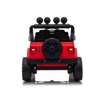 LEAN CARS Jeep Rubicon DK-JWR558 24V czerwony pojazd na akumulator