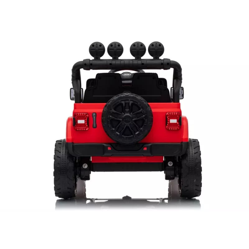 LEAN CARS Jeep Rubicon DK-JWR558 24V czerwony pojazd na akumulator