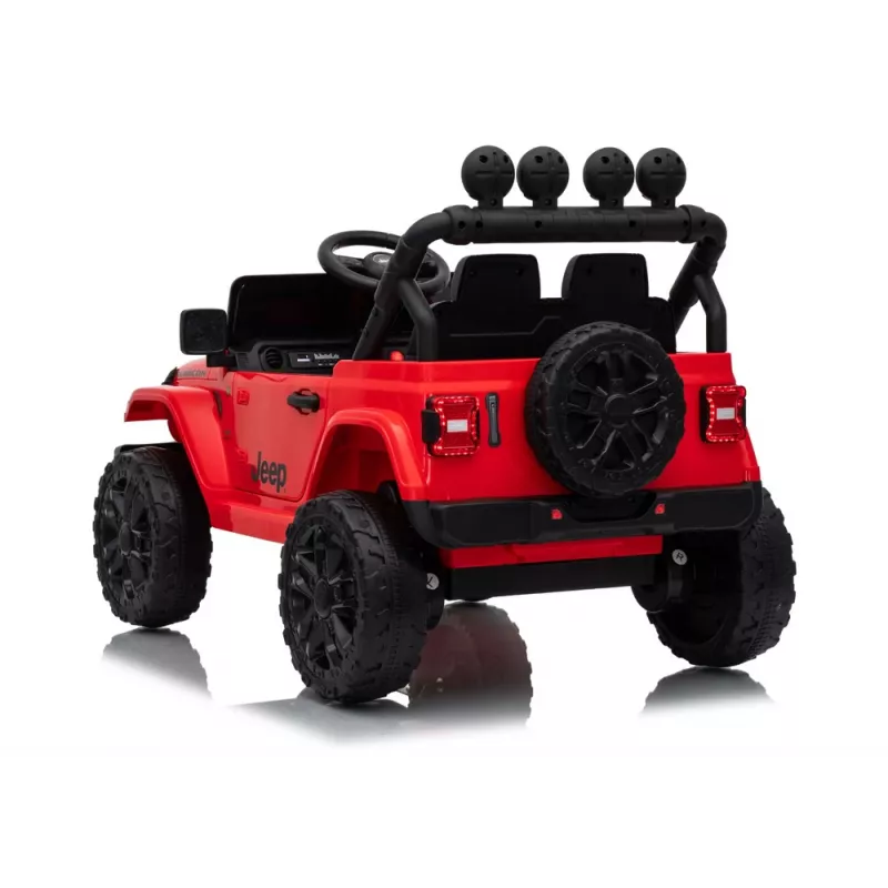 LEAN CARS Jeep Rubicon DK-JWR558 24V czerwony pojazd na akumulator