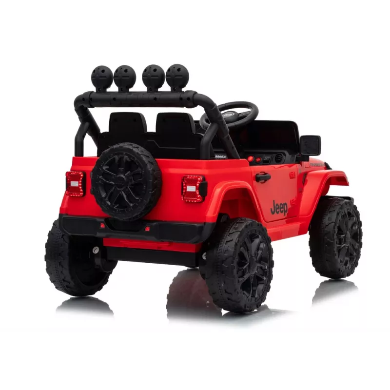 LEAN CARS Jeep Rubicon DK-JWR558 24V czerwony pojazd na akumulator