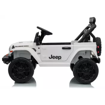 LEAN CARS Jeep Rubicon DK-JWR558 24V Biały Samochodzik elektryczny dla dzieci