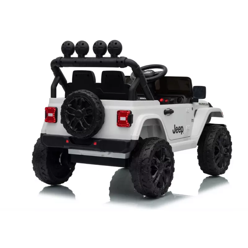 LEAN CARS Jeep Rubicon DK-JWR558 24V Biały Samochodzik elektryczny dla dzieci