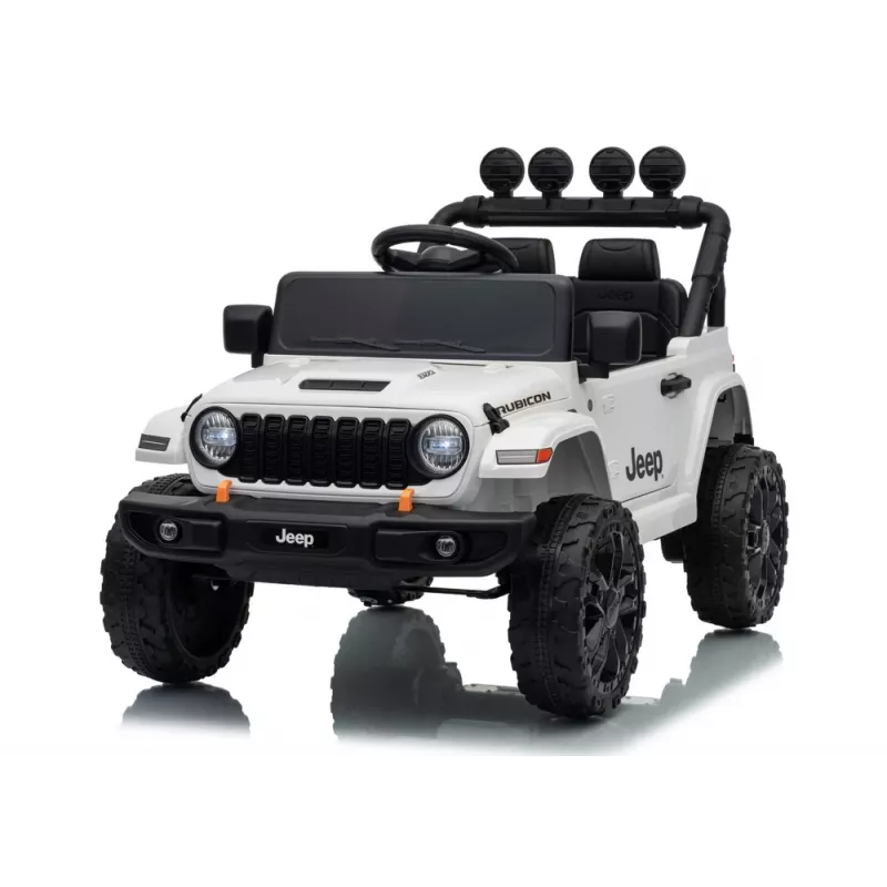 LEAN CARS Jeep Rubicon DK-JWR558 24V Biały Samochodzik elektryczny dla dzieci