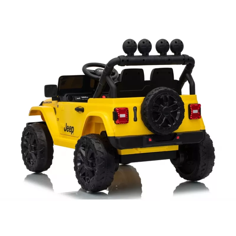 LEAN CARS Jeep Rubicon DK-JWR558 24V żółty pojazd na akumulator z pilotem