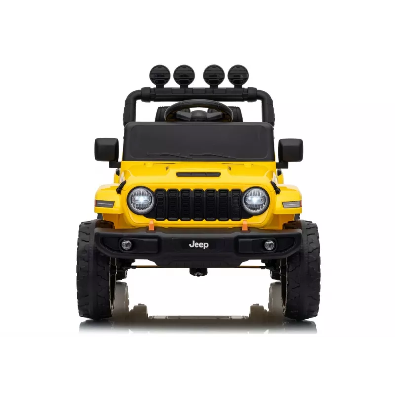 LEAN CARS Jeep Rubicon DK-JWR558 24V żółty pojazd na akumulator z pilotem