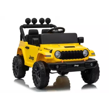 LEAN CARS Jeep Rubicon DK-JWR558 24V żółty pojazd na akumulator z pilotem