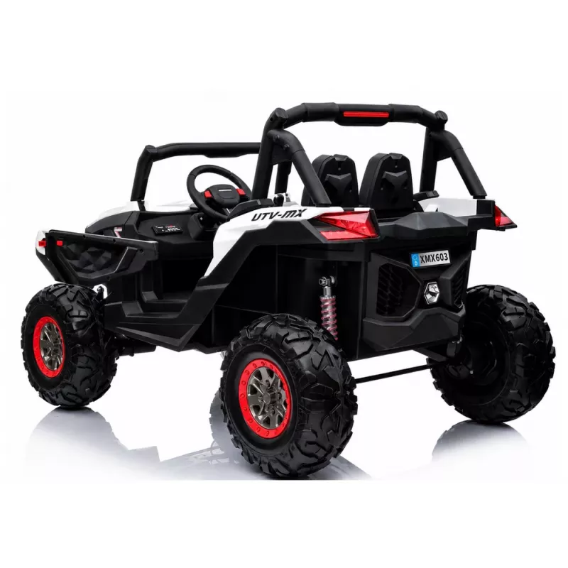 LEAN CARS Jeep XMX603 Elektryczny samochodzik dla dzieci - Biały z MP4