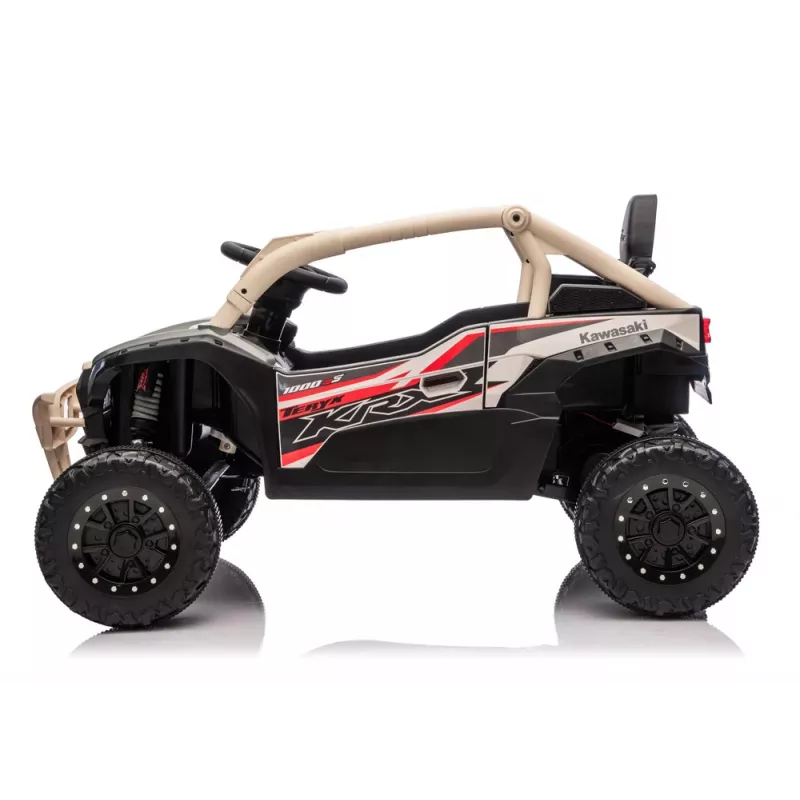 LEAN CARS Kawasaki JS330 24V 5Ah Akumulatorowy Samochodzik Czarno-Beżowy