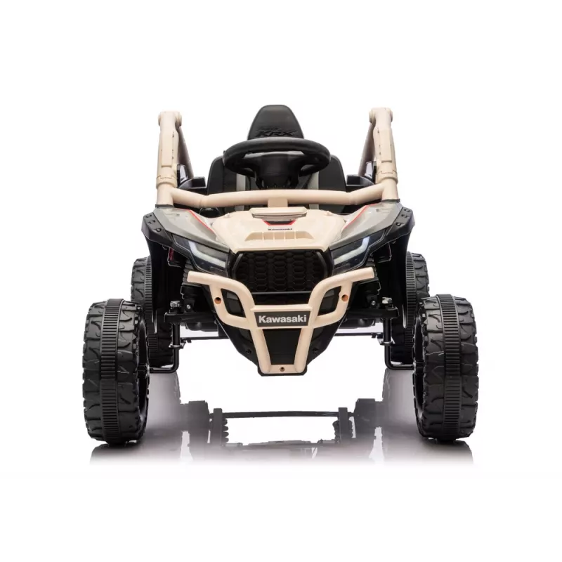 LEAN CARS Kawasaki JS330 24V 5Ah Akumulatorowy Samochodzik Czarno-Beżowy