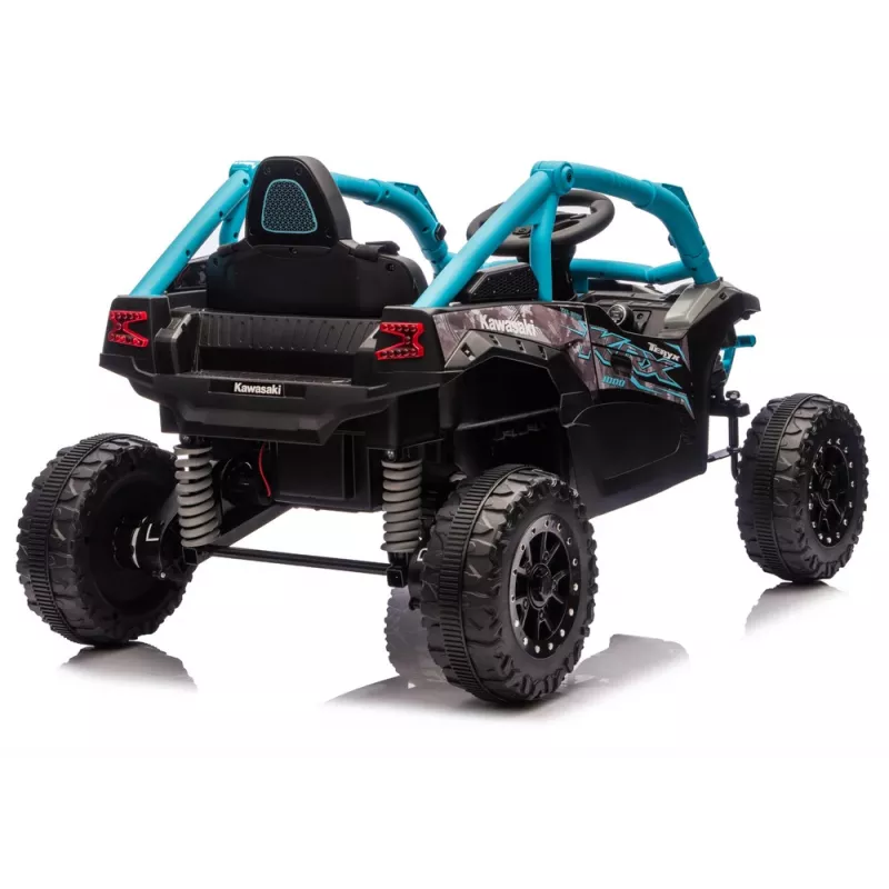 LEAN CARS Kawasaki JS330 24V 5Ah Czarno-Niebieski Samochód na Baterię