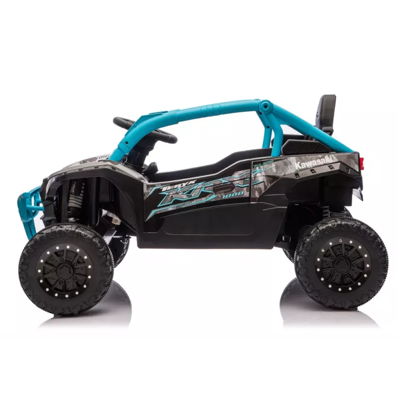 LEAN CARS Kawasaki JS330 24V 5Ah Czarno-Niebieski Samochód na Baterię