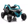 LEAN CARS Kawasaki JS330 24V 5Ah Czarno-Niebieski Samochód na Baterię