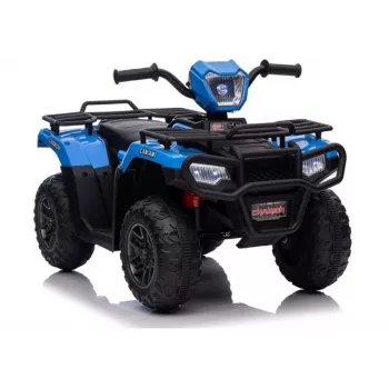 LEAN CARS Dziecięcy quad elektryczny JC915 niebieski – 12V, 2x35W, koła EVA