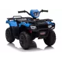 LEAN CARS Dziecięcy quad elektryczny JC915 niebieski – 12V, 2x35W, koła EVA