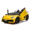 LEAN CARS Lamborghini Aventador SX2028 Samochodzik elektryczny dla dzieci, żółty